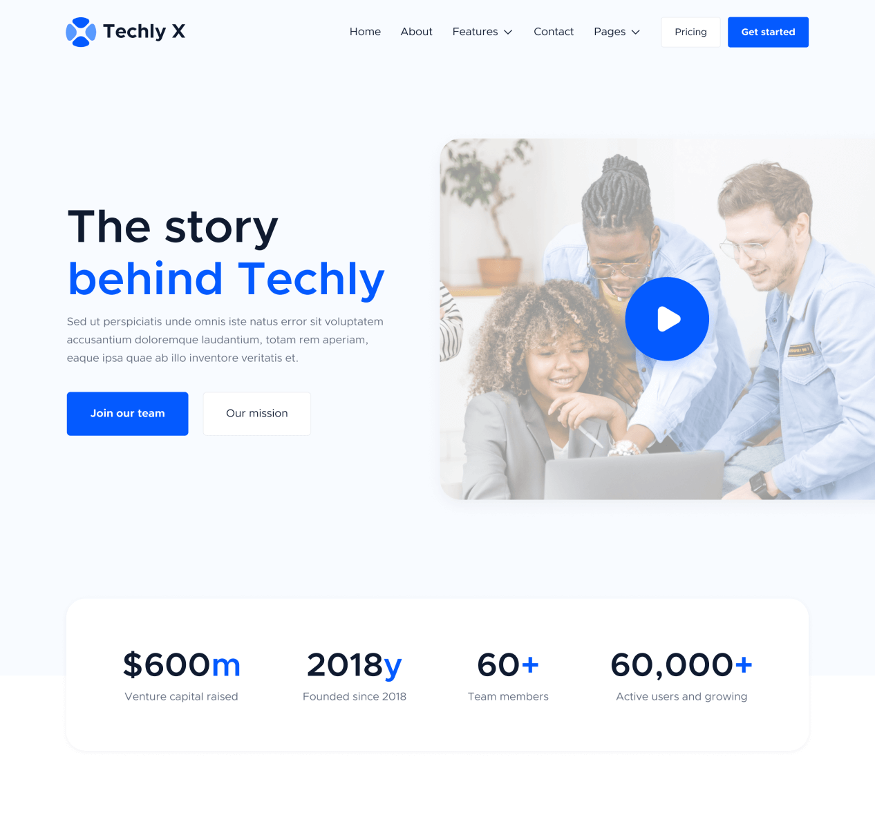 About - Techly X Webflow Template