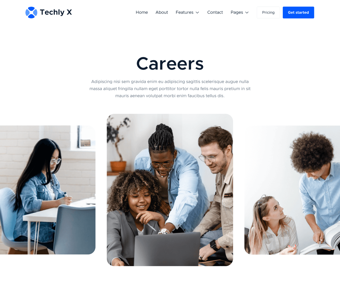 Careers - Techly X Webflow Template