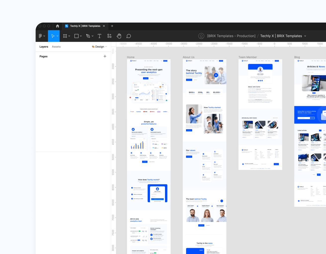Figma File Included - Techly X Webflow Template