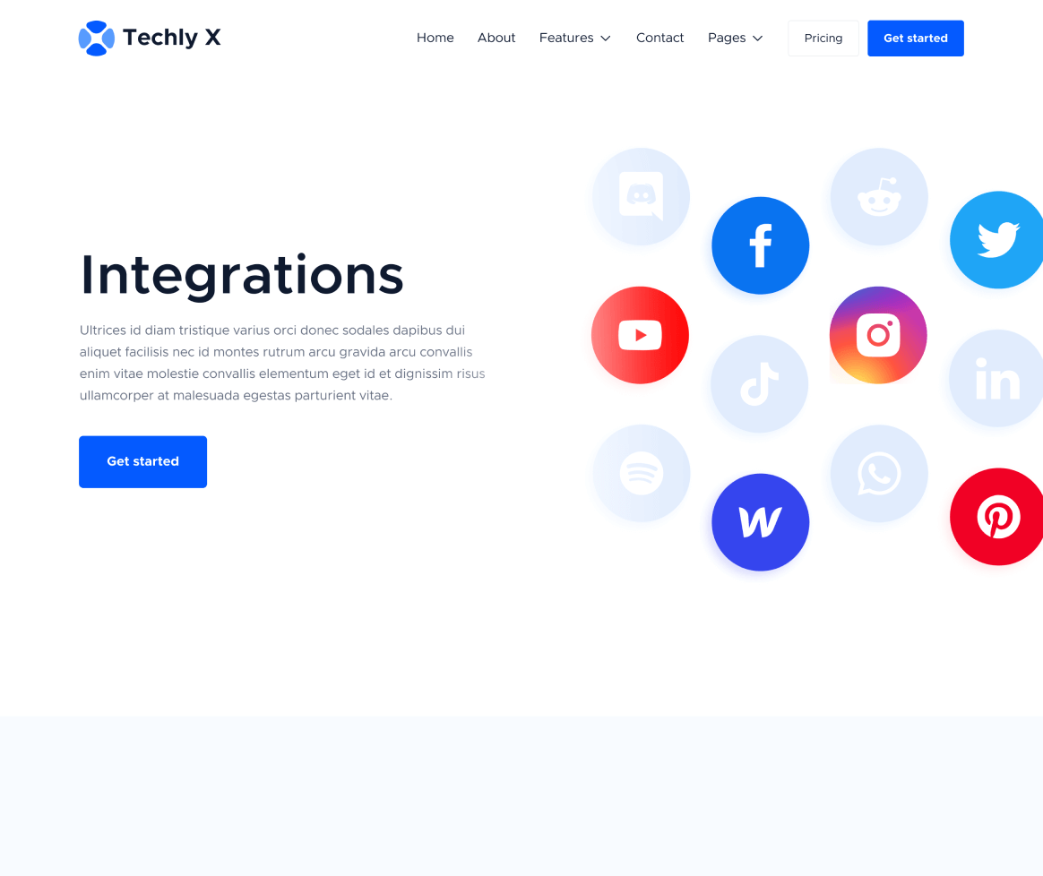 Integration - Techly X Webflow Template